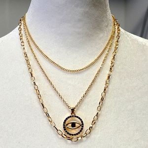 Last chance MINT COLLECTION Evil Eye Lead compliant choker necklace